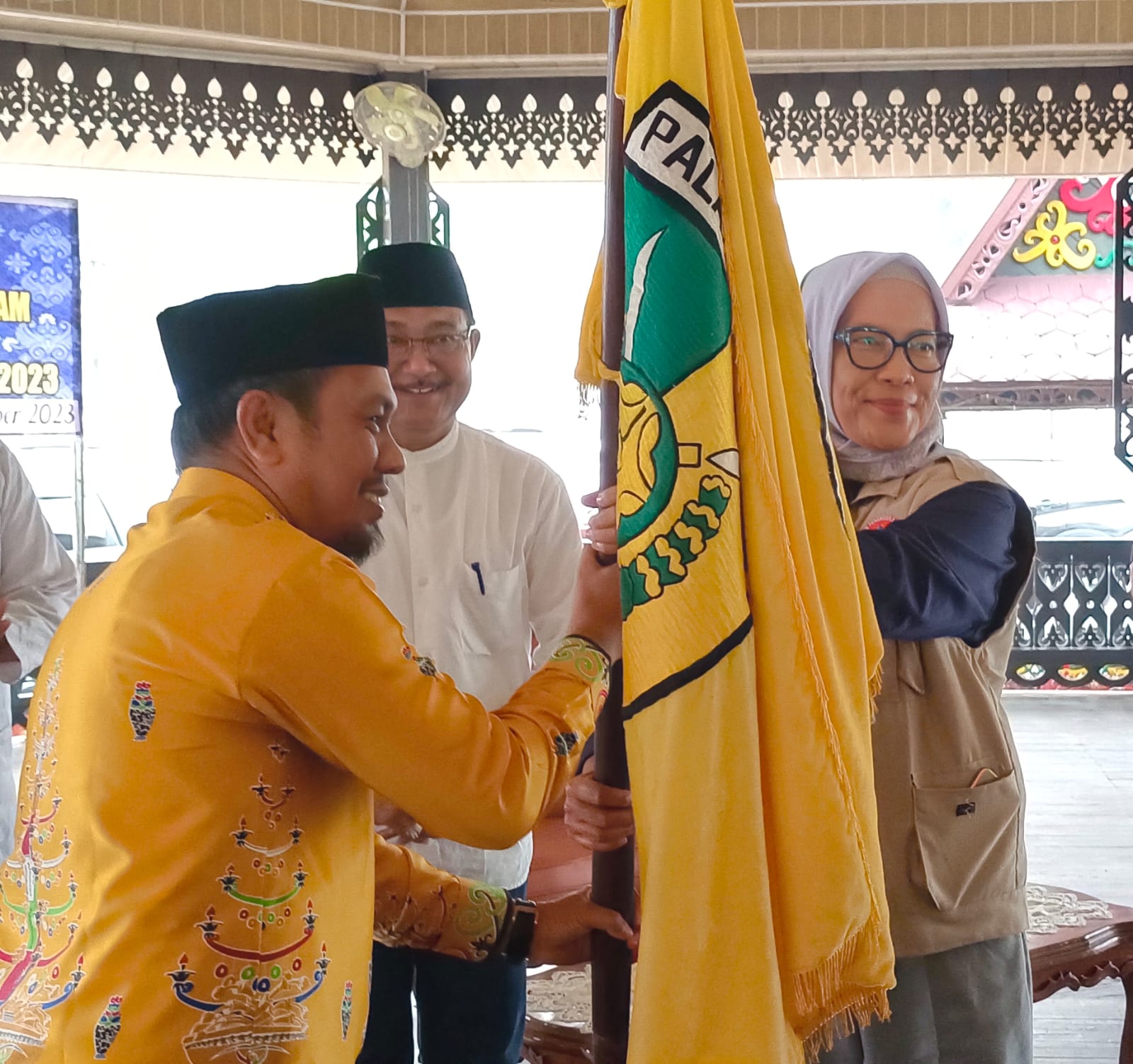 Hera Nugrahayu Lepas Kafilah Kontingen Palangka Raya MTQ Korpri Ke VII