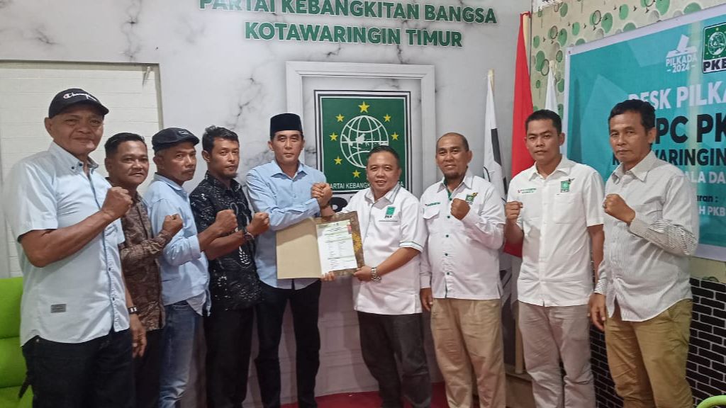 Penantang Petahanan H Ihsan Semakin Mantap Kini Daftar di DPC PKB Kotim