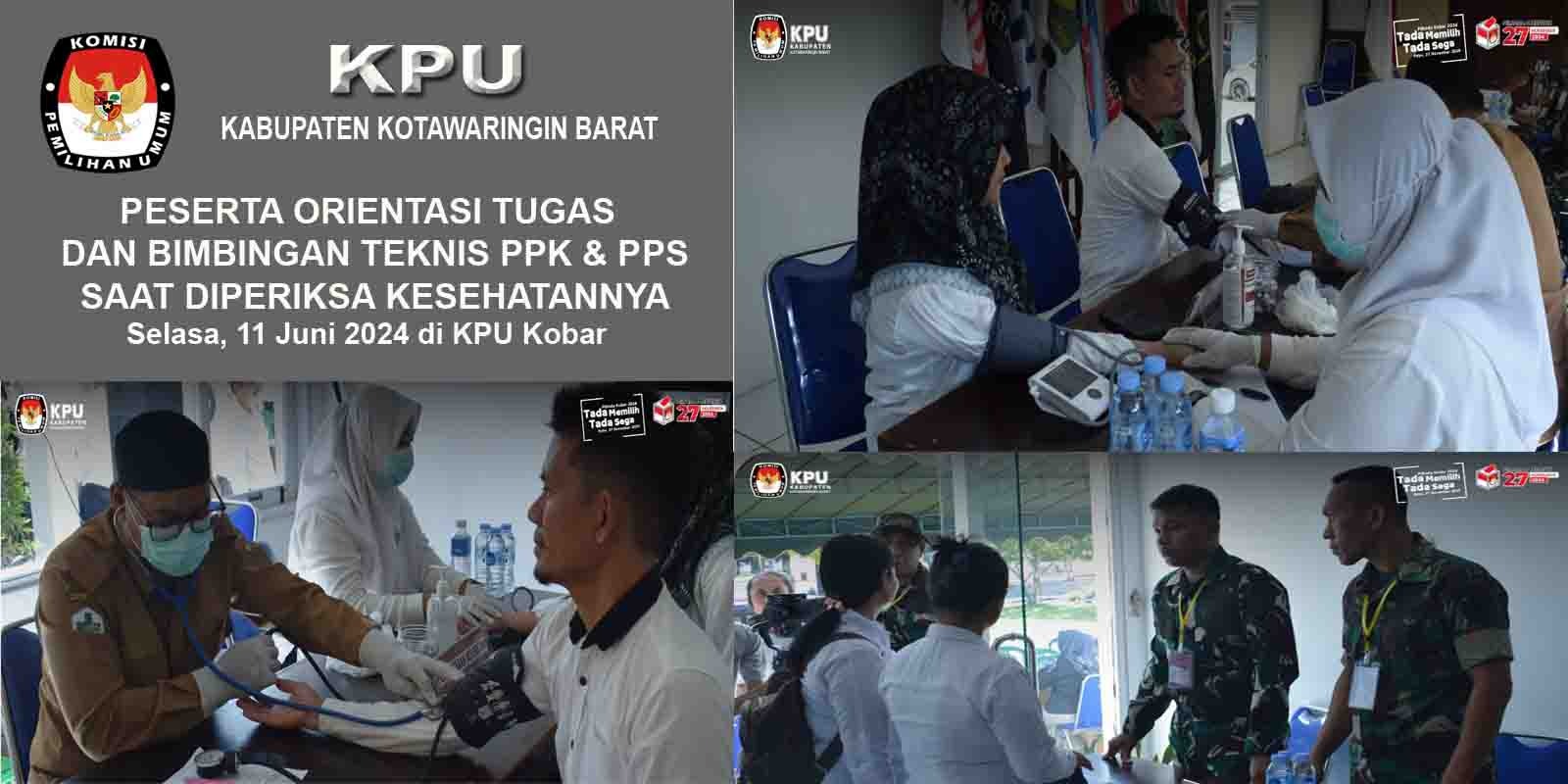 Ketua KPU Kobar Chaidir: Semua Petugas PPK dan PPS Harus Benar-Benar Sehat