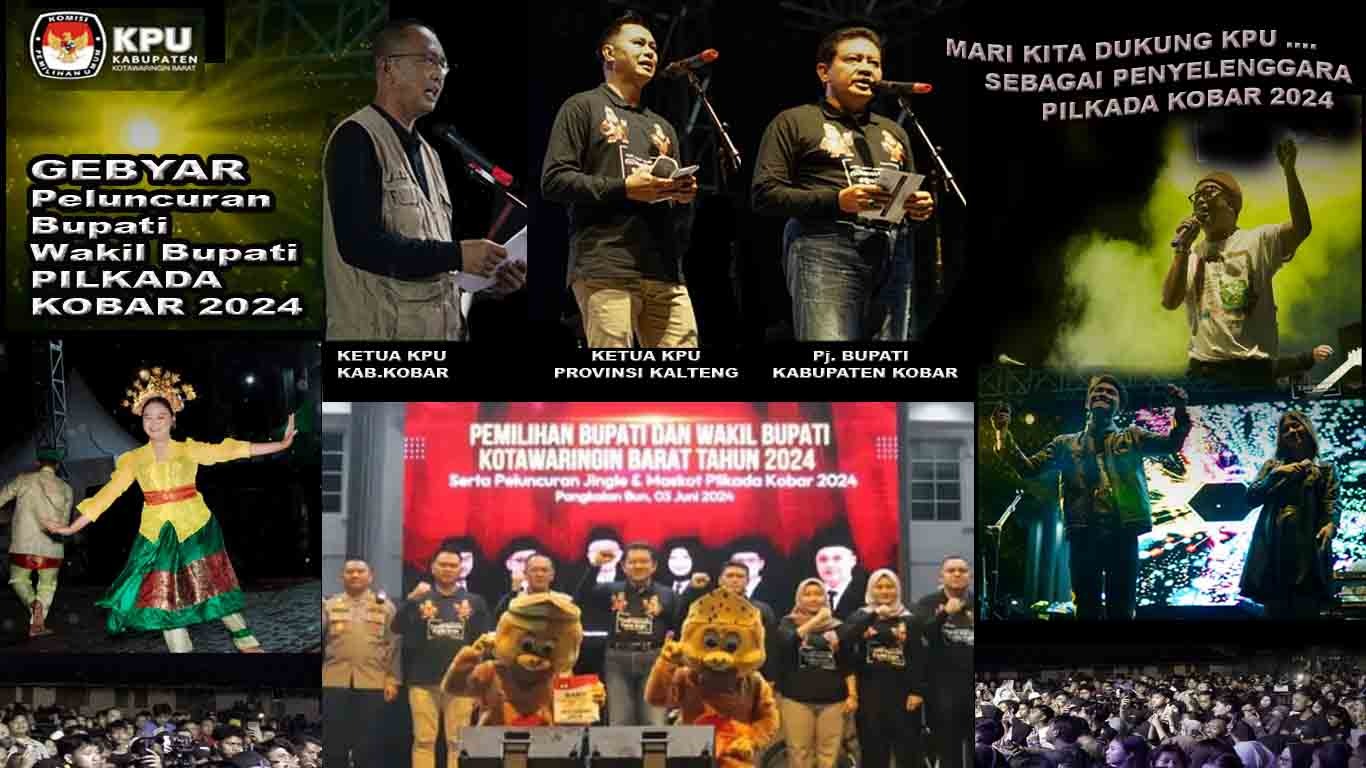 Peluncuran Pilkada Kobar 2024 Meriah, Ketua KPU Chaidir Ucapkan Terima Kasih Kepada Semua Pihak