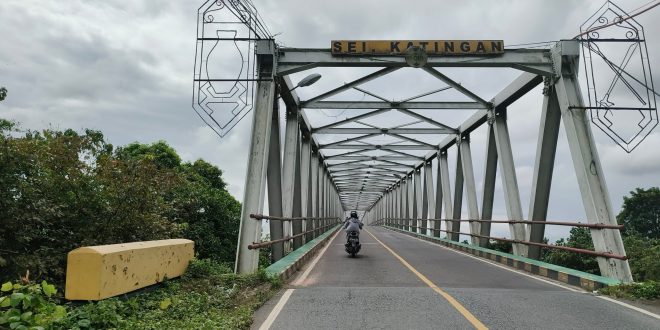 Ada Perbaikan, Jembatan Sei Katingan Akan Kembali Ditutup