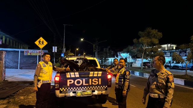 Personel Polda Kalteng Rutinkan Patroli Antisipasi Aksi Balap Liar