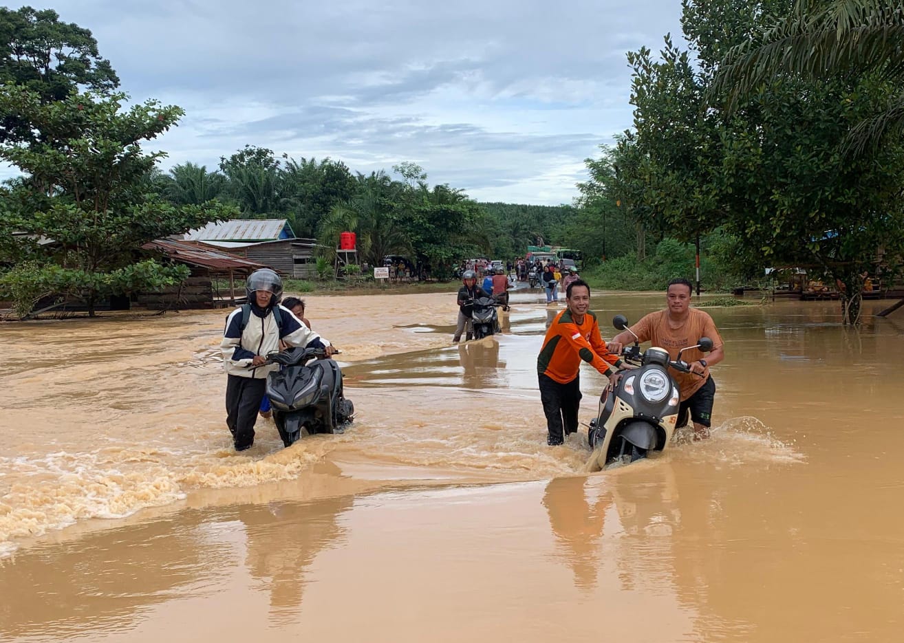 Sempat Lumpuh Selama 18 Jam, Jalan Kalteng-Kalbar Kini Kembali Normal