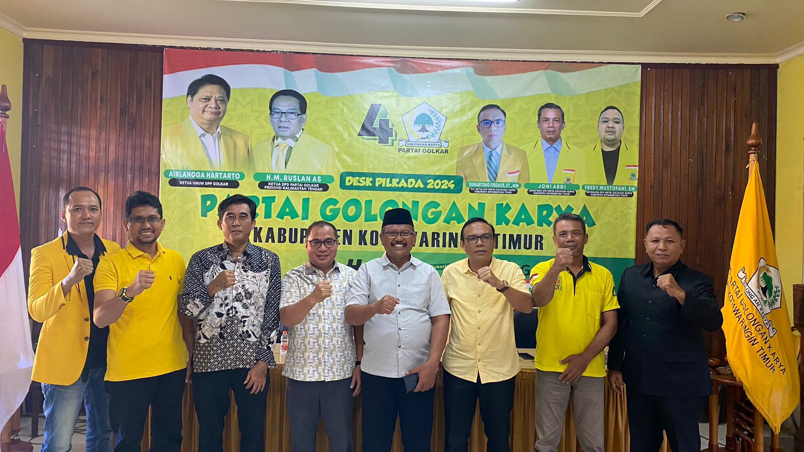 Bakal Cabup Kotim H Sidi Ihsan Nur Ikuti Survei Partai Golkar