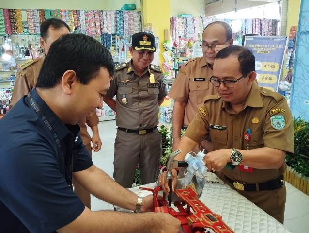 Pemkab Lamandau Tera Ulang Timbangan Pedagang