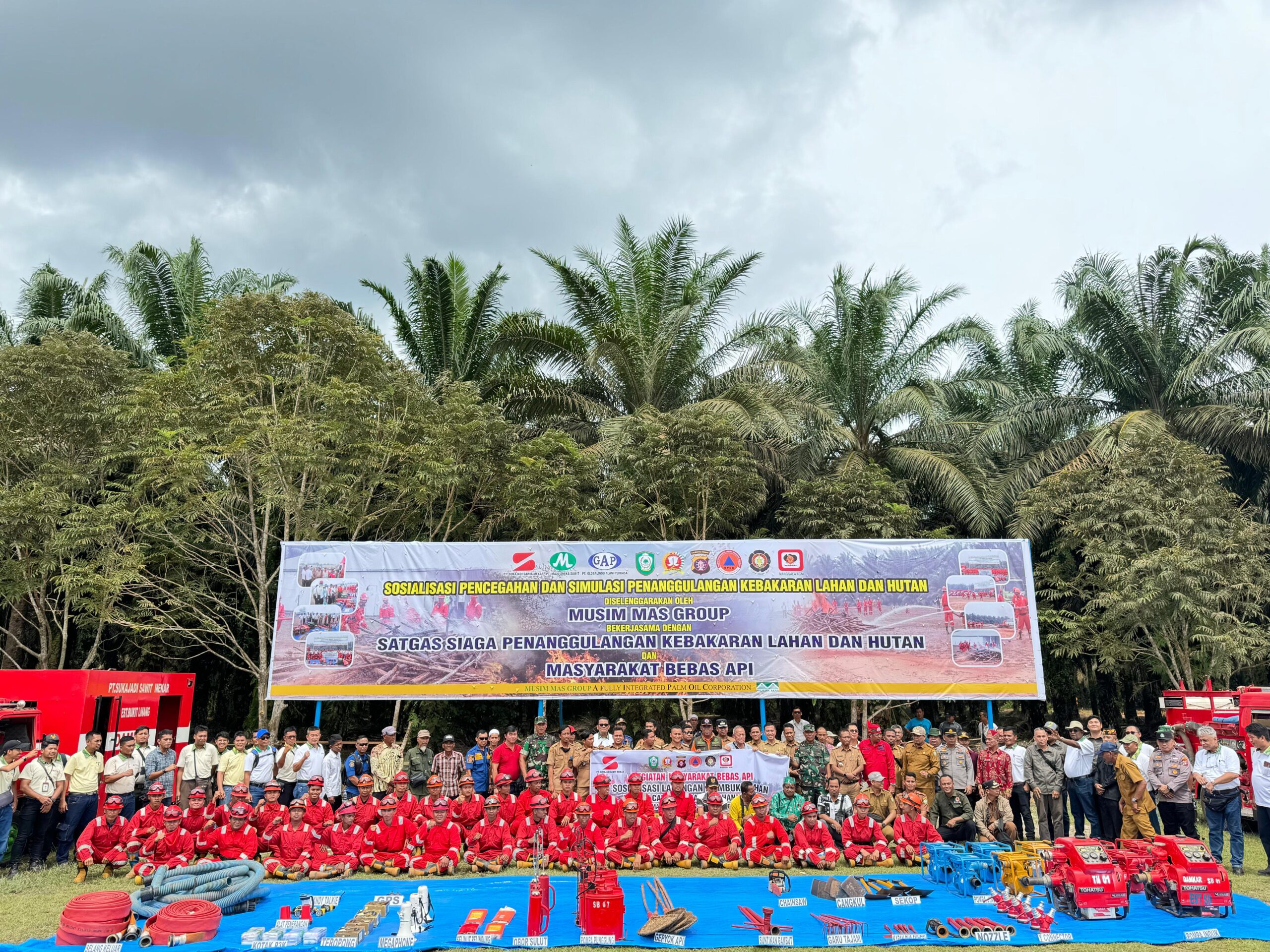 Musim Mas Grup Antisipasi Karhutla dengan Sosialisasi dan Simulasi Penanggulangan