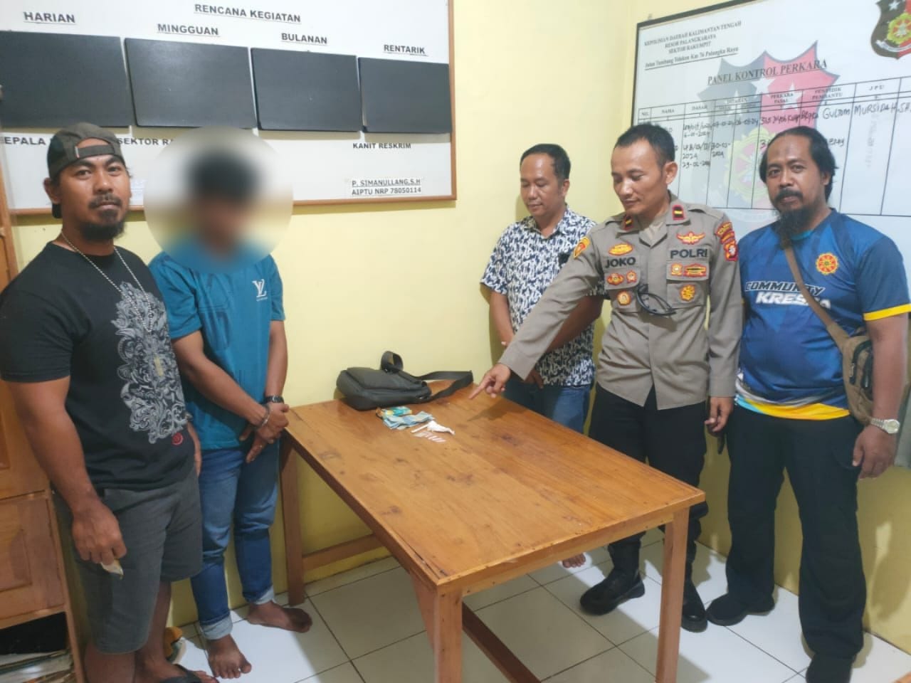 Polisi Ringkus Pemilik Lima Paket Sabu di Palangka Raya