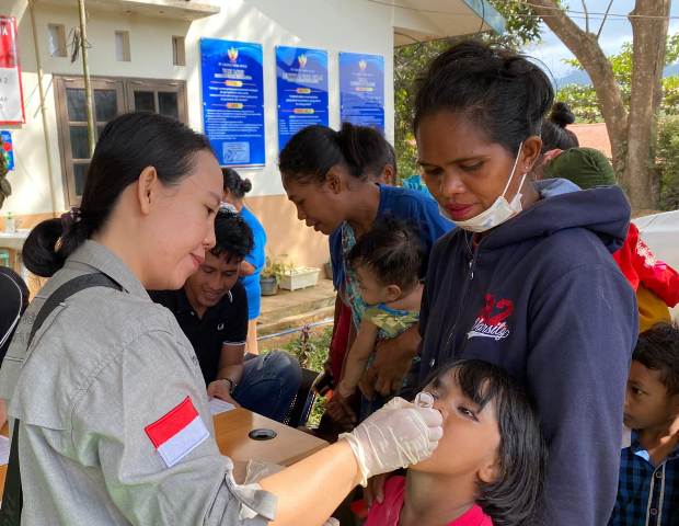 Pelaksanaan PIN Polio Dosis Pertama di Sukamara Capai 94 Persen